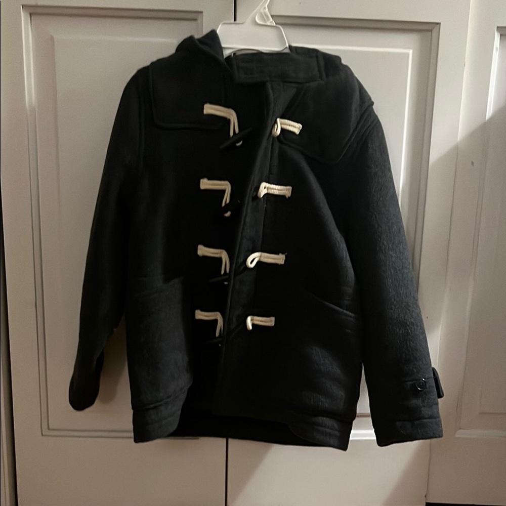 Black Toggle Coat